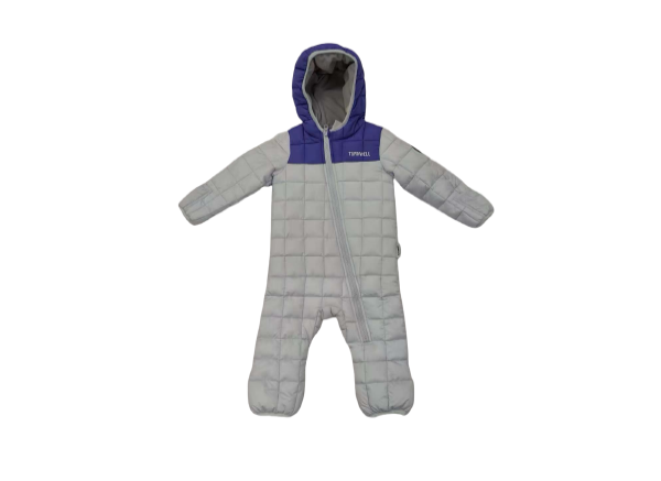 Down or polyester filled garments