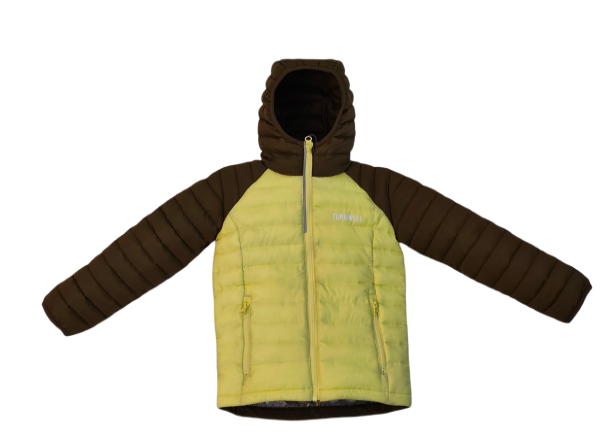 Down or polyester filled garments