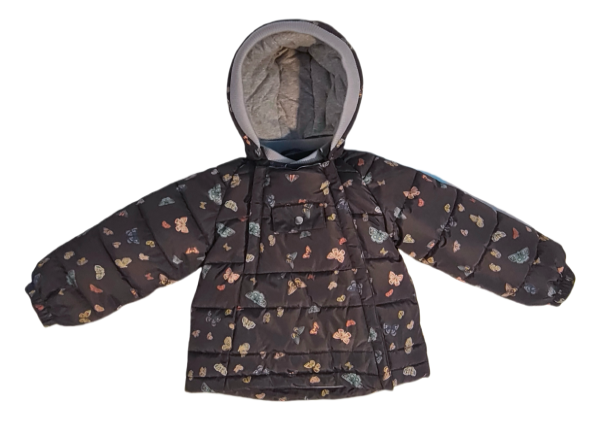 Down or polyester filled garments