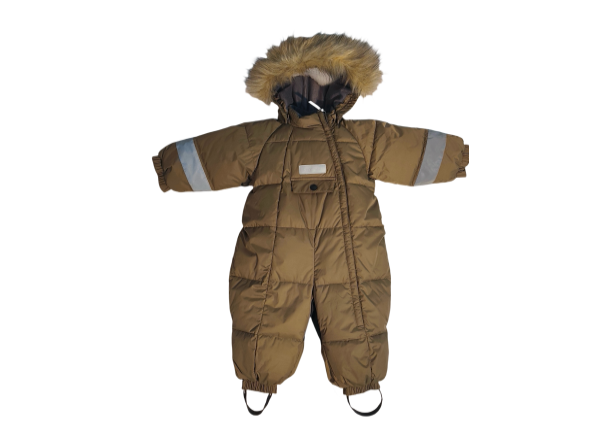 Down or polyester filled garments