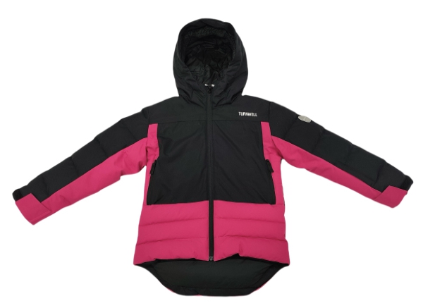 Down or polyester filled garments