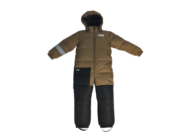 Down or polyester filled garments